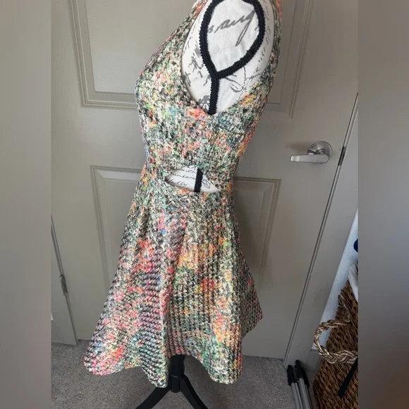 Alice + Olivia Varita Fit & Flare Metallic Dress - Picture 5 of 16